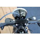 Gabel Cover Abdeckung Set Schwarz für Harley XL Sportster 48 Forty Eight 10-15