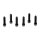 Cult-Werk, triple tree bolts. Black
