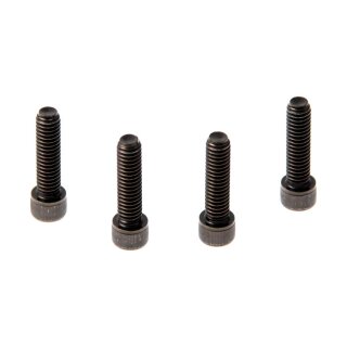 Lenkerklemmen Schrauben Kit schwarz für Harley Sportster 84-22