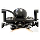 Lenkerklemmen Schrauben Kit schwarz für Harley Sportster 84-22