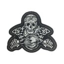 LT, VINTAGE SKUL BIKER MINI PATCH