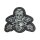 LT, VINTAGE SKUL BIKER MINI PATCH