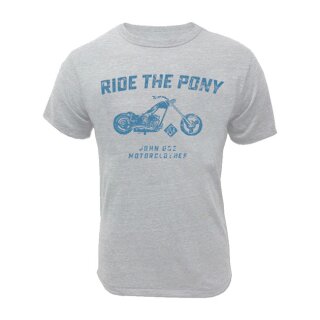 John Doe t-shirt Ride the Pony Grey