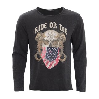 King Kerosin Longsleeve t-shirt Ride or Die
