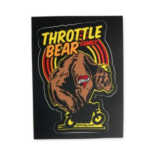 Roeg Throttle Bear Sticker