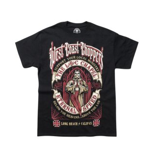 WCC The Chapel T-shirt vintage solid black