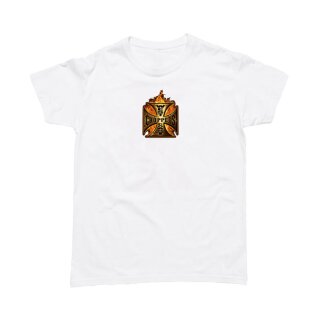 WCC In Flames T-shirt vintage white