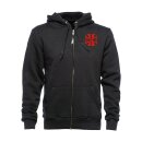 WCC red OG Classic zip hoodie black