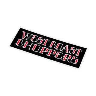 WCC Clutch Logo sticker black 10x4 cm