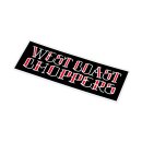 WCC Clutch Logo sticker black 10x4 cm