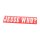 WCC Jesse Who sticker red 12x4 cm