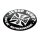 WCC Jesse Who sticker black 12x12 cm