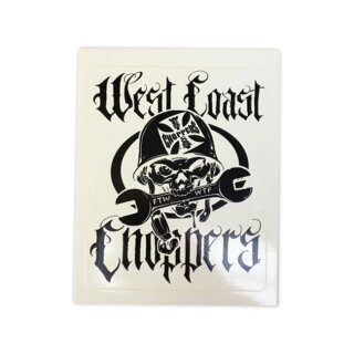 WCC WTF sticker white 77X100 mm