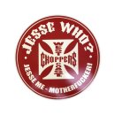 WCC Jesse MF round sticker white 130mm