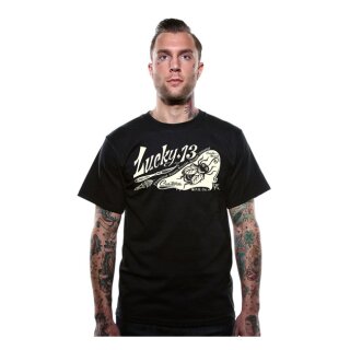 Lucky 13 Pin Fly T-shirt black