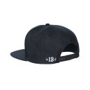 Lucky 13 Shocker snapback cap black with white logo