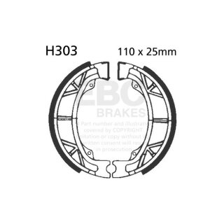 EBC BRAKE SHOE SET
