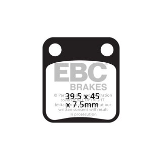 EBC ORGANIC BRAKE PAD SET REAR
