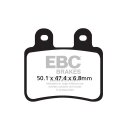 EBC ORGANIC BRAKE PAD SET REAR