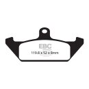EBC ORGANIC BRAKE PAD SET FRONT