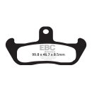 EBC ORGANIC BRAKE PAD SET FRONT