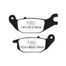 EBC DOUBLE-H SINTERED BRAKE PAD SET FRONT