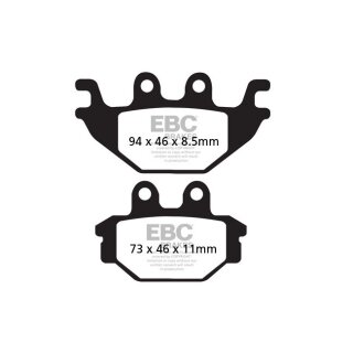EBC V-pad Semi Sintered brake pads