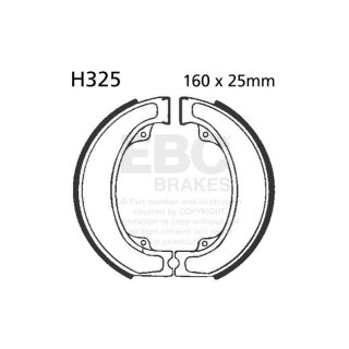EBC plain brake shoes