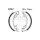 EBC plain brake shoes