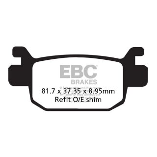 EBC DOUBLE-H SINTERED BRAKE PAD SET