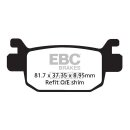 EBC DOUBLE-H SINTERED BRAKE PAD SET