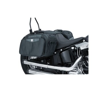 Kuryakyn Momentum Outrider throw over saddlebags. Black