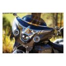Kuryakyn Orbit Vision 7" LED headlamp unit