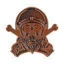 Biltwell enamel pin Bonanza skull bronze