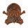 Biltwell enamel pin Bonanza skull bronze