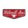Biltwell enamel pin Shield red/white