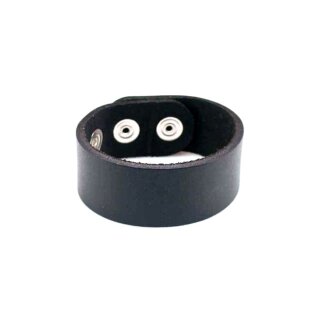 Amigaz Double Black Leather Strap Bracelet
