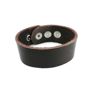 Amigaz Double Brown Leather Strap Bracelet