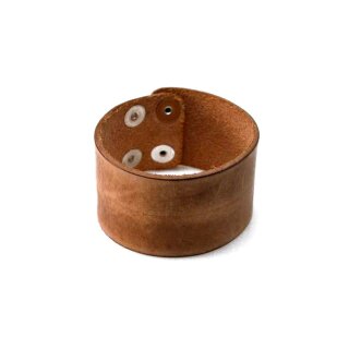 Amigaz Wide Tan Distressed Leather Strap