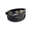 Amigaz Black Multi Wrap Leather Arm Band