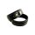 Amigaz Black Layered Leather Strap Bracelet