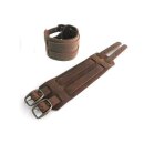 Amigaz Brown Buckle Leather Cuff Bracelet