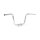 Fehling 1-1/4" apehanger chrome 30cm high