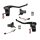 Rebuffini RR90 Radial handlebar control set black