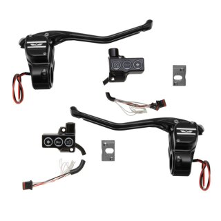 Rebuffini, RR90 Radial handlebar control kit. Black