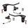 Rebuffini, RR90 Radial handlebar control kit. Black
