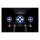 Kuryakyn Orbit Vision 4 1/2" LED passing lamp units