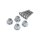 Kuryakyn Decorative Windshield Screws