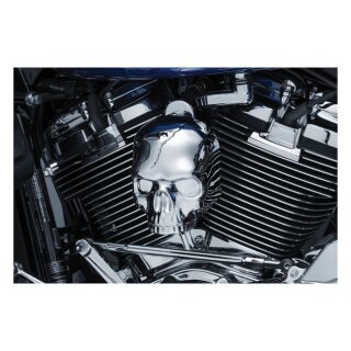 Küryakyn Skull Hupen Cover Chrom für Harley FL Touring 2017-2023