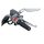 Kuryakyn Thresher grips satin black